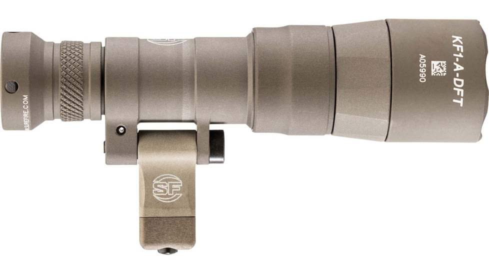 SureFire M340DFT-PRO Turbo Series 18350/123A High Candela 3-Volt Dual Fuel Scout Pro LED Weapon Light, 123A, 550 Lumens, Tan, M340DFT-TN-PRO