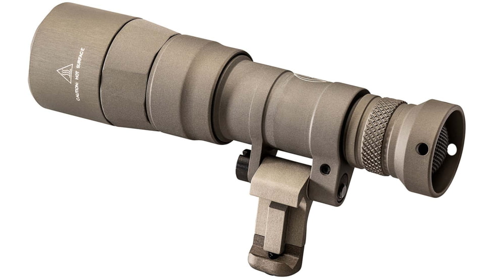 SureFire M340DFT-PRO Turbo Series 18350/123A High Candela 3-Volt Dual Fuel Scout Pro LED Weapon Light, 123A, 550 Lumens, Tan, M340DFT-TN-PRO