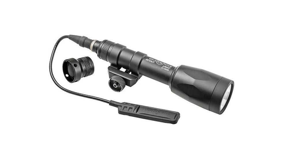 SureFire M600P Fury Scout Light Rail-Mountable White LED WeaponLight,600 Lumens,Black M600P-A-BK