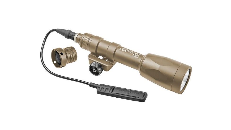 SureFire M600P Fury Scout Light Rail-Mountable White LED WeaponLight,600 Lumens,Tan M600P-A-TN