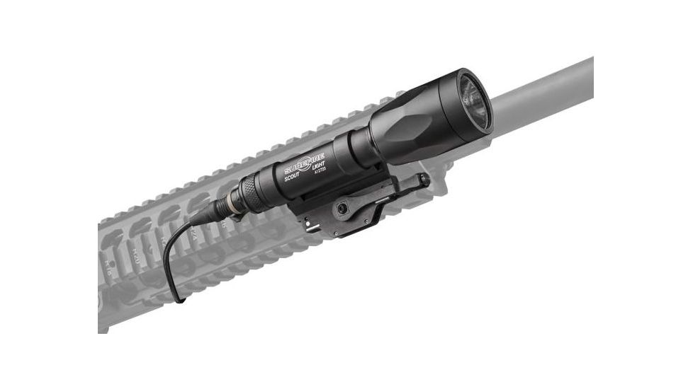 SureFire M620P Fury Scout Light Rail-Mountable White LED WeaponLight,600 Lumens,Black M620P-A-BK