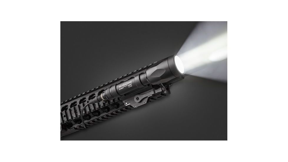 SureFire M620P Fury Scout Light Rail-Mountable White LED WeaponLight,600 Lumens,Black M620P-A-BK