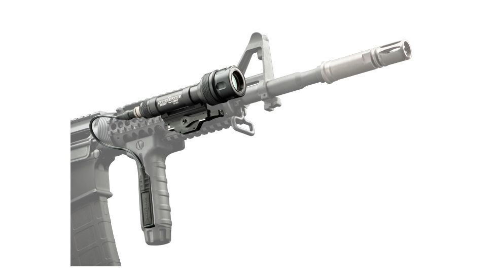 Surefire M620V Scout Light White IR LED Weaponlight - Black M620V-BK Mounted