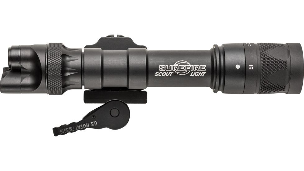 SureFire M622V Scout LED Weapon Light, 123A, White, 350 Lumens, Black, M622V-BK