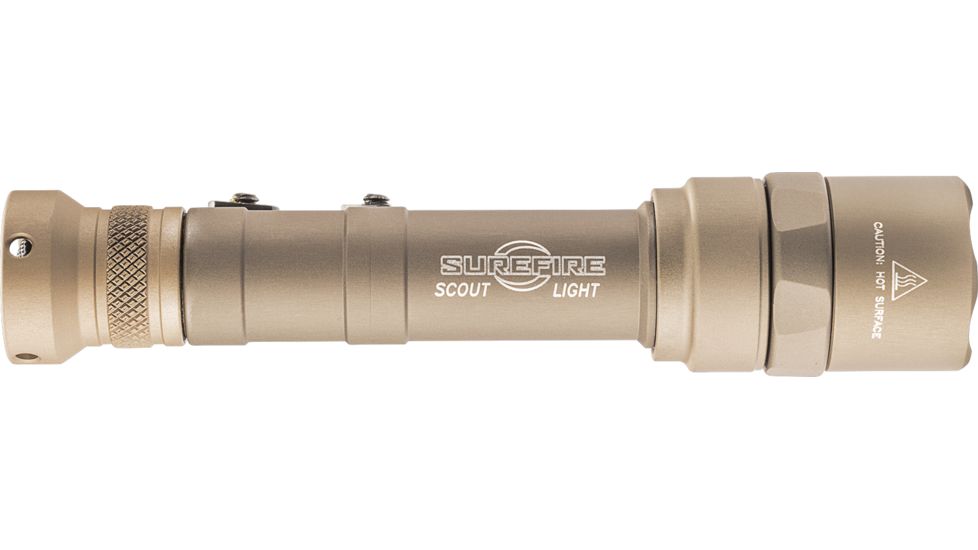 SureFire M640U Scout Light Pro 2 x CR123A LED Weapon Light, 1000 Lumens, Swivel, Picatinny, w/ Z68 Click ON/OFF Tailcap, Anodized, Tan, M640U-TN-PRO