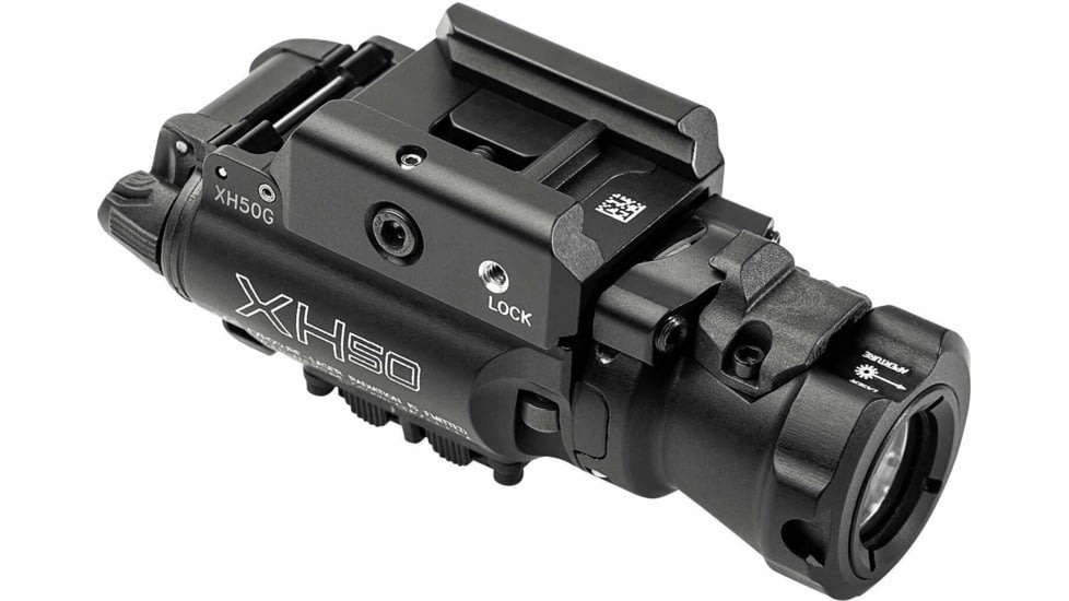 SureFire Masterfire RDH Weaponlight, Black-Green Laser, Anodize, XH50G