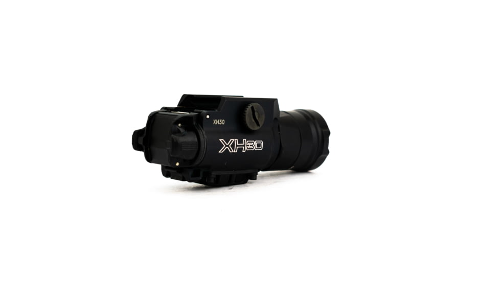 SureFire MasterFire XH30 Ultra-High Dual-Output LED Weapon Light, 123A, White, 1000 Lumens, Black, XH30