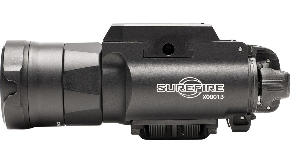 SureFire MasterFire XH30 Ultra-High Dual-Output LED Weapon Light, 123A, White, 1000 Lumens, Black, XH30