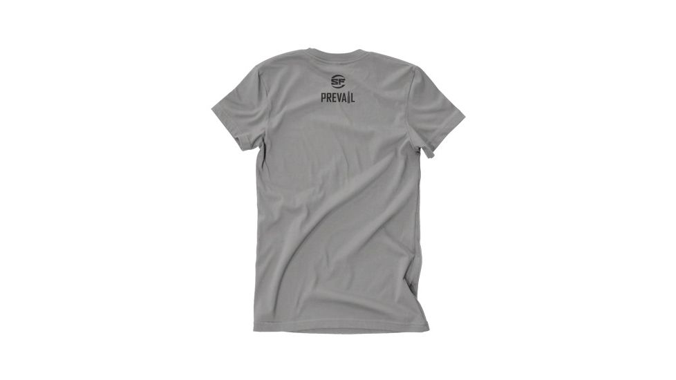 SureFire Prevail T-Shirt,Short Sleeve,Gray,Small SST-PR-GY-01
