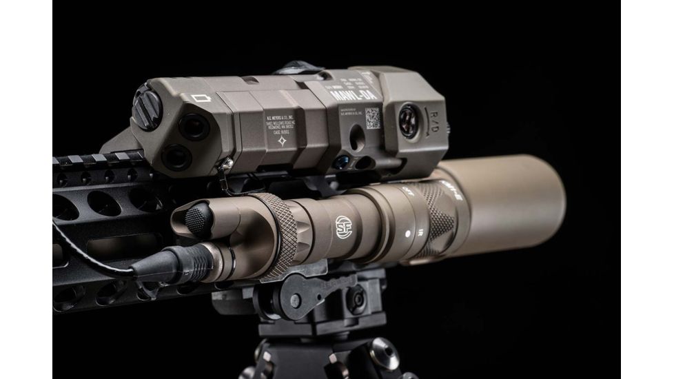 SureFire Scout Weapon Light, CR123A, White, 250 Lumens, Black, M312V-TN