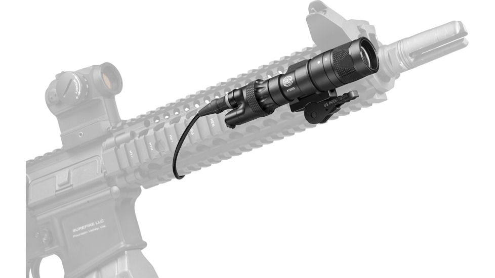 SureFire Scout Weapon Light, CR123A, White, 250 Lumens, Black, M312V-TN