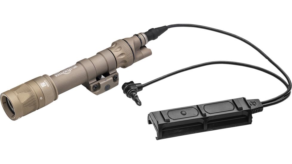 SureFire Scout LED Weapon Light, CR123A, Screw Attachment, White light and infrared, 350 Lumens, Tan, M603V-TN