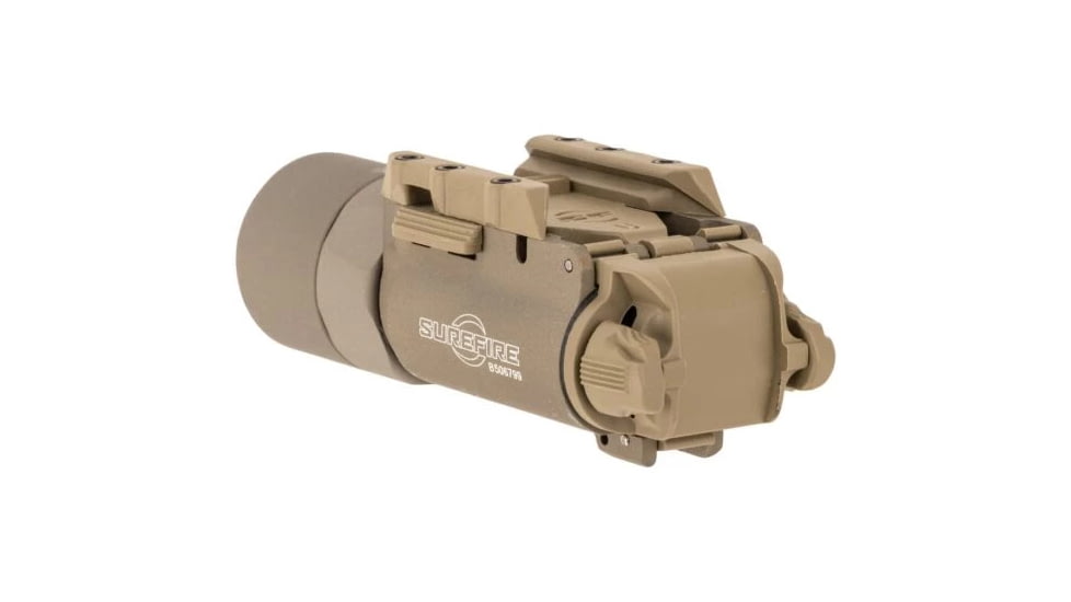 SureFire X300 Turbo Series High-Candela LED Lever-Latch Rail Mount Handgun Weapon Light, Tan, X300T-A-TN