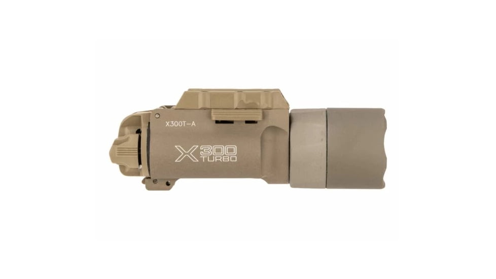 SureFire X300 Turbo Series High-Candela LED Lever-Latch Rail Mount Handgun Weapon Light, Tan, X300T-A-TN