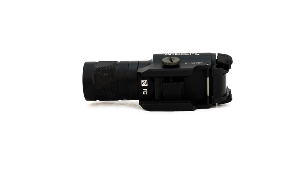 SureFire X300V LED Weapon Light, No Accessories, CR123A, 350 Lumens, Black, X300V-B