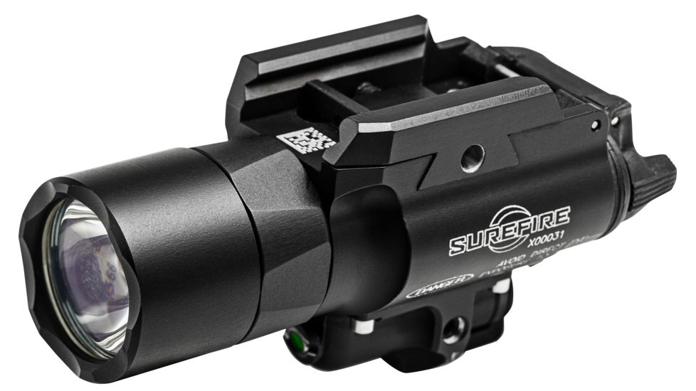 SureFire X400 Ultra Flashlight, CR123A, Green, 1000 Lumens, Black, X400U-A-GN