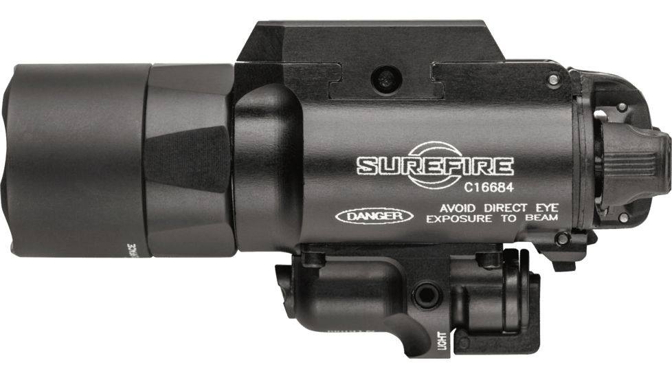SureFire X400 Ultra Flashlight, CR123A, Red, 1000 Lumens, Black, X400U-A-RD