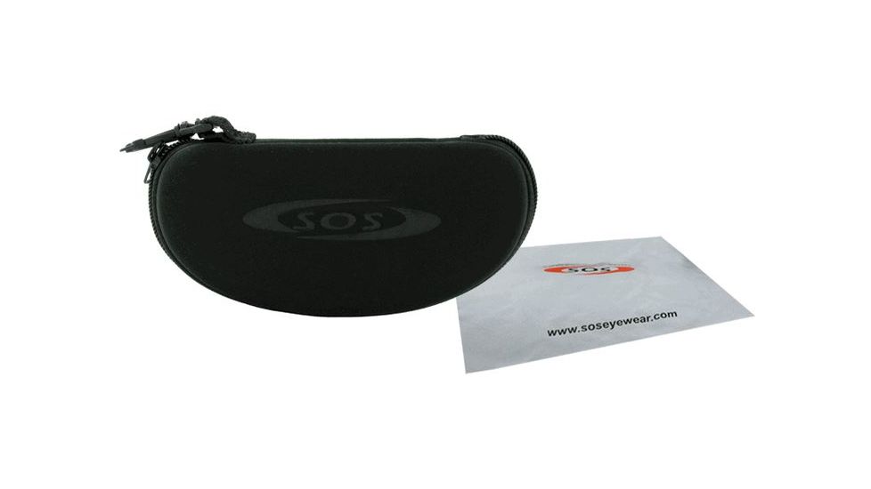 Survival Optics Sunglasses Eyeguards/Wheelz Goggles, Black Frame, Gray Anti-Fog Lens 4783