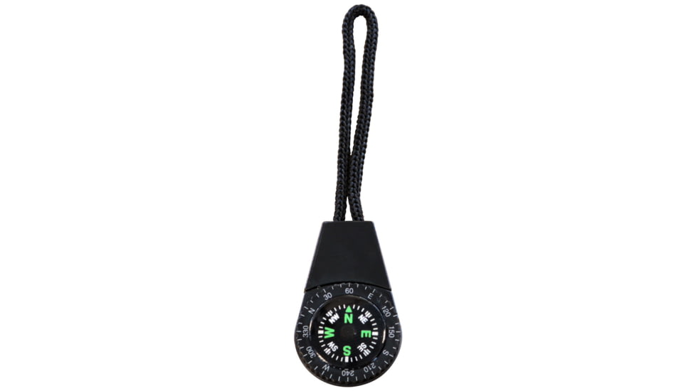 Survive Outdoors Longer Compass Zipper Pull, 2 Pack, 0140-0020