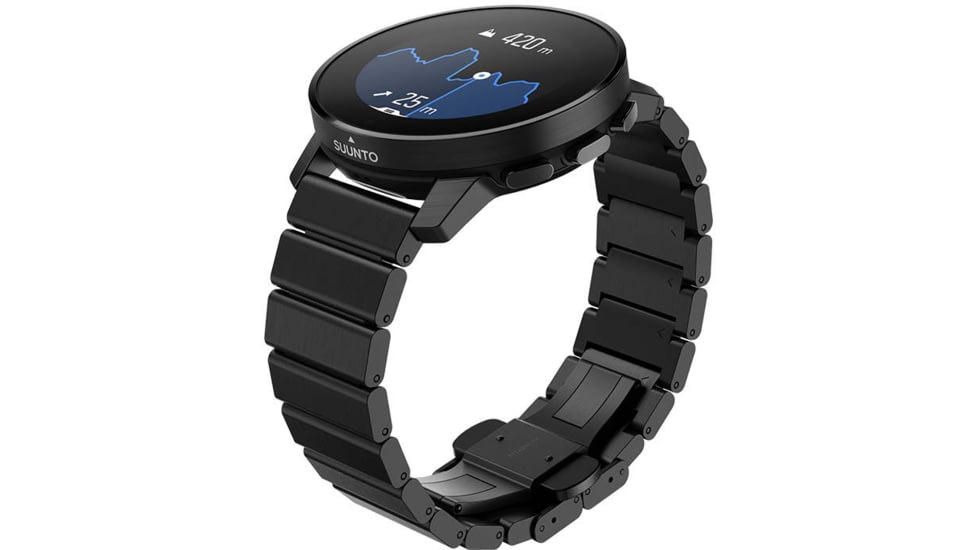 Suunto 10 Peak Watches Full Titanium, Black, One Size, SS050759000