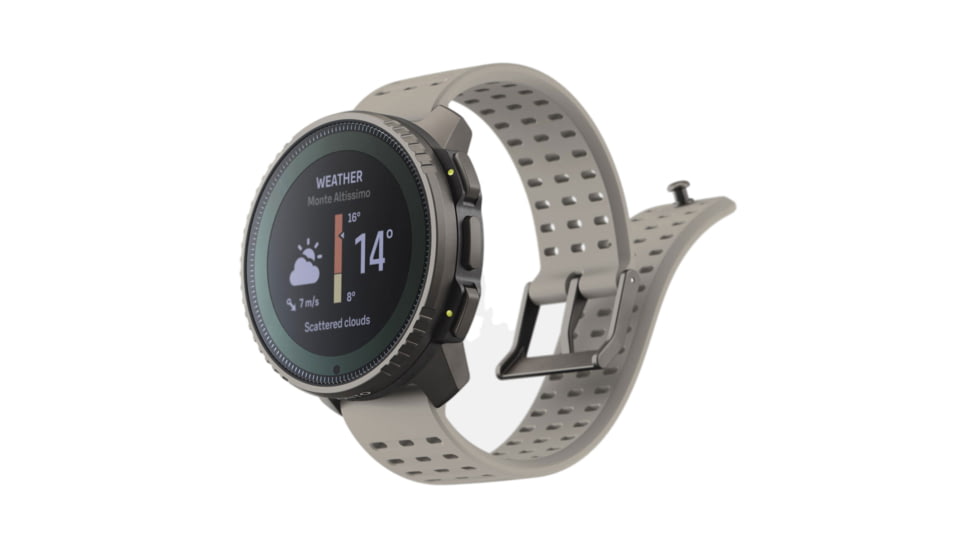 Suunto Vertical Titanium Solar Watch, Sand, One Size, SS050860000