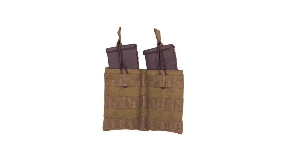 Tac Shield Double Speed Load Rifle Molle Pouch, Coyote T3507CY