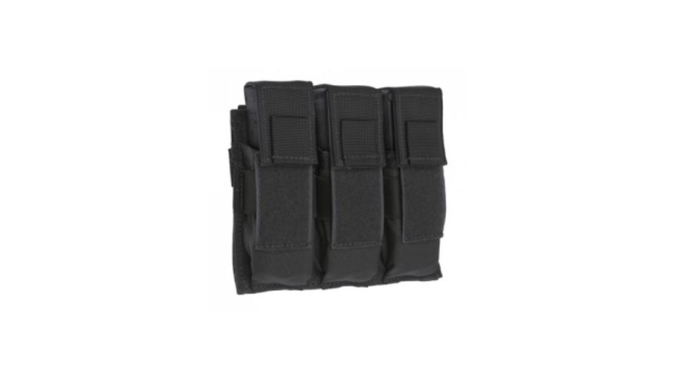Tac Shield Triple Universal Pistol Molle Pouch, Black T3603BK