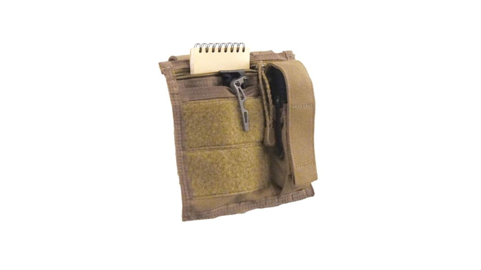Tactical Assault Gear MOLLE Admin Pouch with Flashlight Pouch Coyote Tan 811986
