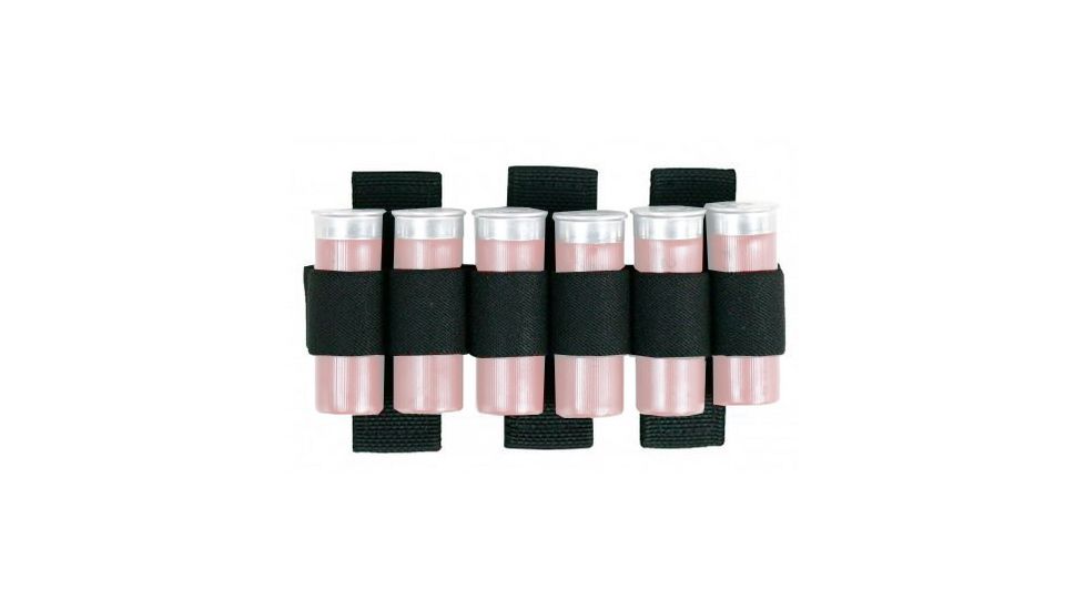 Tactical Assault Gear TAGs MOLLE Shotgun Shell Strip - 6 Round, Black 832617