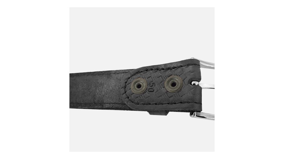 Tagua Gunleather Basketweave Leather Belt Size 38 Black BELD-130