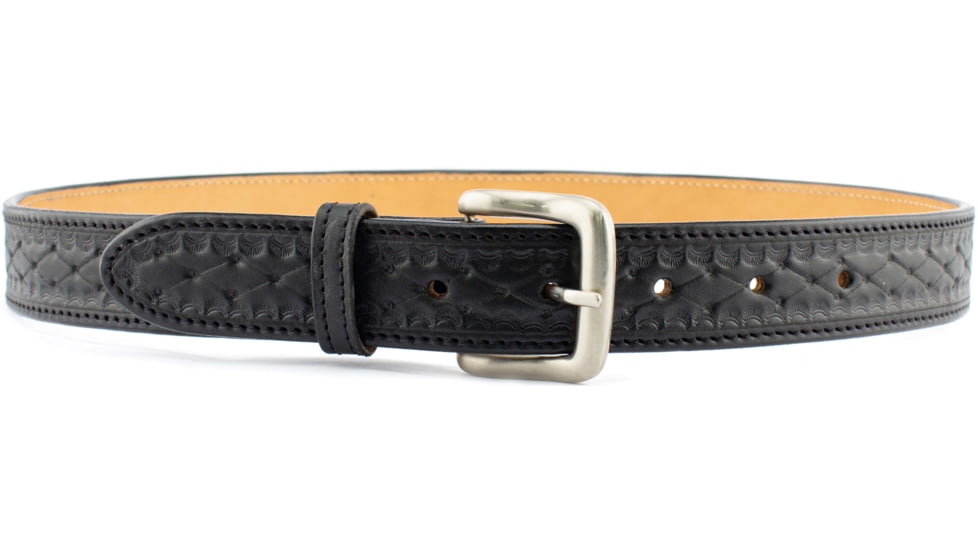 Tagua Gunleather Texas Patterned Gun Belt, Black, 44, TX-GBELT-PATTERNED-160