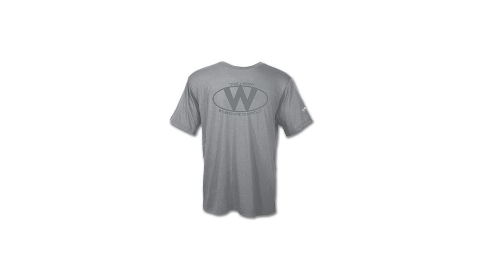 Team Wendy Logo T-Shirt, Athletic Gray, 2XL, 94-TSH-D2-AGR-XXL