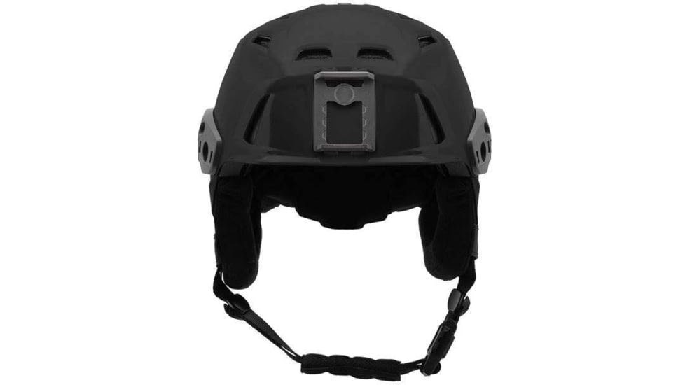 Team Wendy M-216 Backcountry Ski Helmet w/ Princeton Tec Switch Rail Light, Black/Gray, Small/Medium, 83-1BKGY-SR