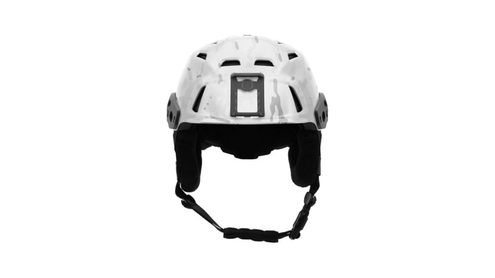Team Wendy M-216 Backcountry Ski Helmet w/ Princeton Tec Switch Rail Light, Multicam Alpine/Gray, Large, 83-2MWGY-SR