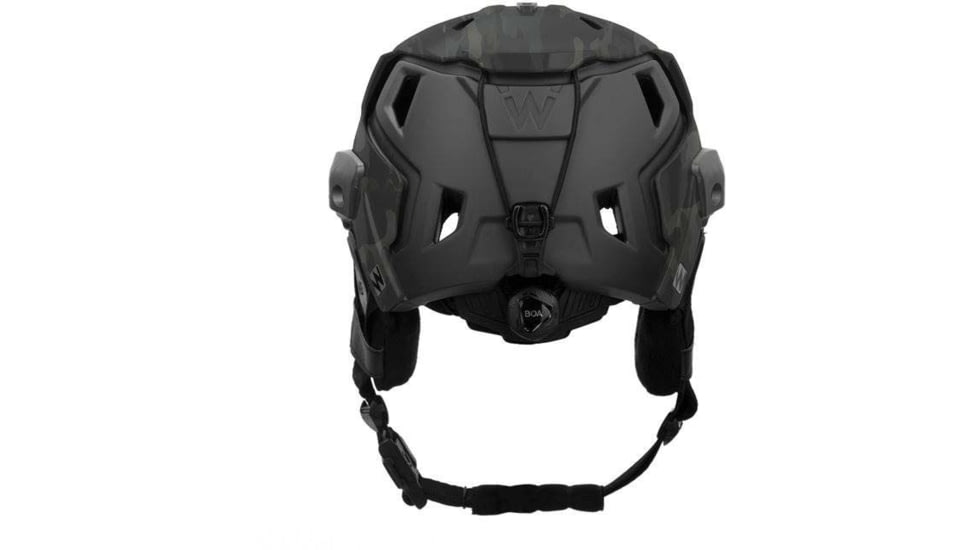 Team Wendy M-216 Backcountry Ski Helmet w/ Princeton Tec Switch Rail Light, Multicam Black/Gray, Extra Large, 83-3MBGY-SR