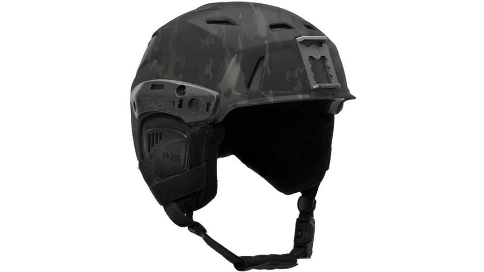 Team Wendy M-216 Backcountry Ski Helmet w/ Princeton Tec Switch Rail Light, Multicam Black/Gray, Extra Large, 83-3MBGY-SR