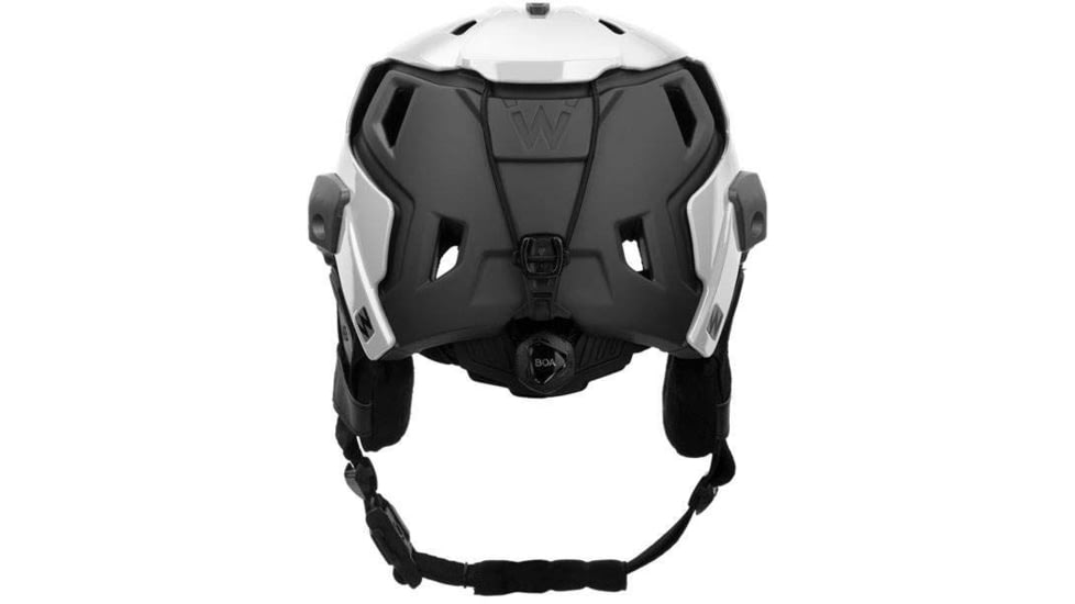 Team Wendy M-216 Backcountry Ski Helmet w/ Princeton Tec Switch Rail Light, White/Gray, Small/Medium, 83-1WHGY-SR