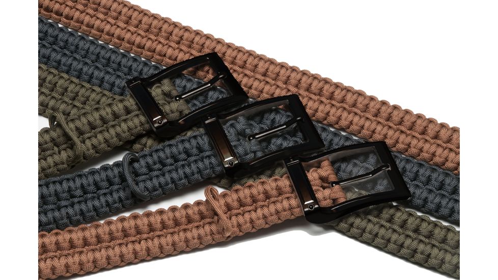 Timberline Knives Paracord Survival Belt, Black, Medium 5102