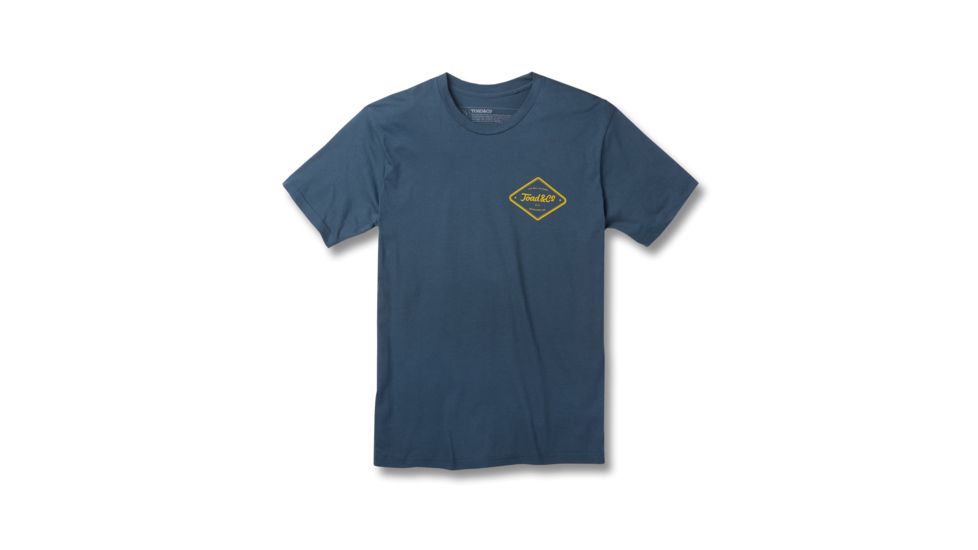 Toad&amp;Co Pint Half Full Men's Graphic Tee, Moody Blue, Large T2002801-463-L