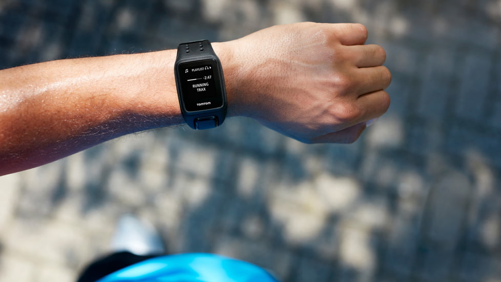 TomTom Spark GPS Fitness Watch-Black-Small