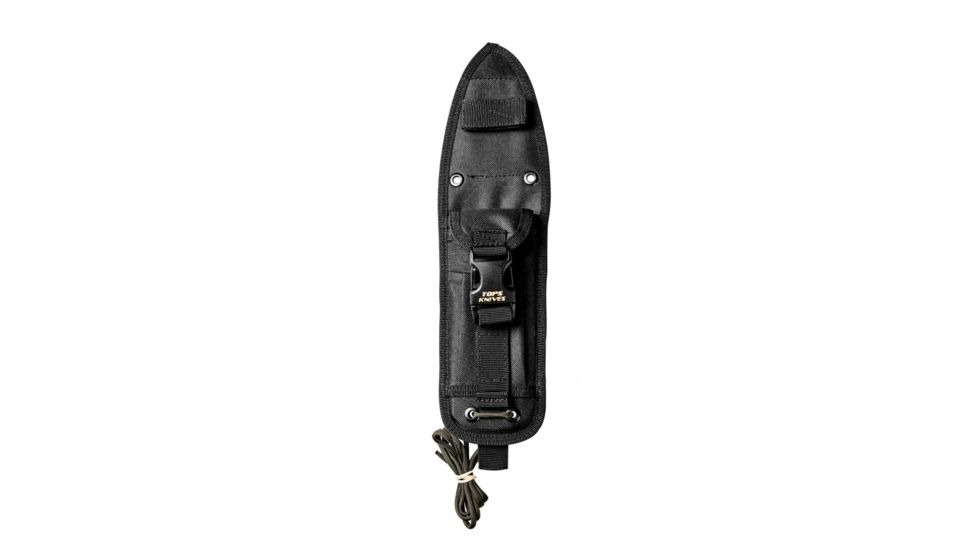Tops Knives Tom Brown Tracker 1 Knife Ballistic Nylon Sheath, w/Kydex Insert, Black, TBT-1SH