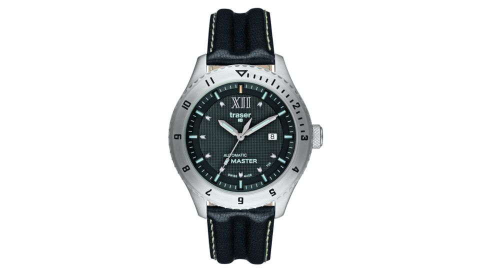 Traser Automatic Master, Leather Strap, Black, 46mm, 100242