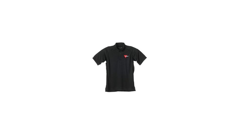 Trijicon Performance Polo Short Sleeve Shirt - Medium, Black AP22M