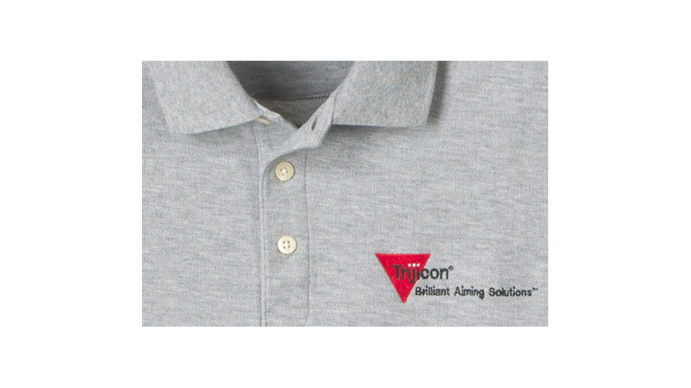 Trijicon Polo Short Sleeve Shirt - 3XL, Grey AP34-XXXL