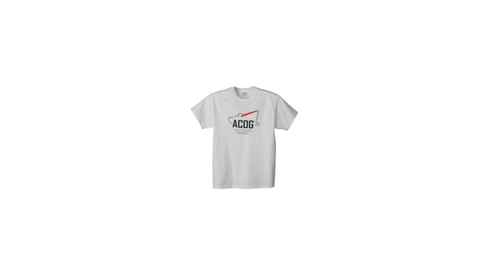 Trijicon Short Sleeve T-Shirt with Survey Tagline, White, XX-Large AP36-XXL