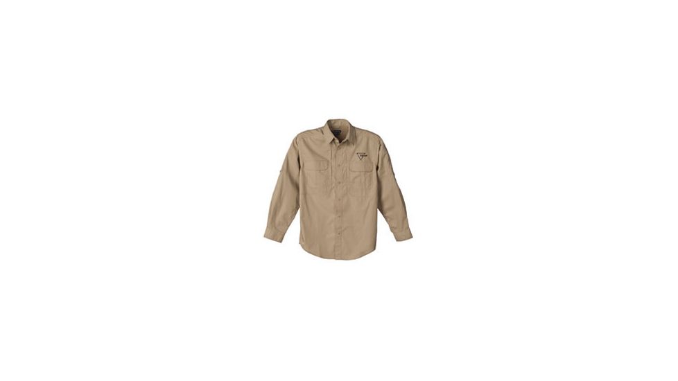 Trijicon Tactical Long Sleeve Shirt - XXXL, Khaki AP31XXXL