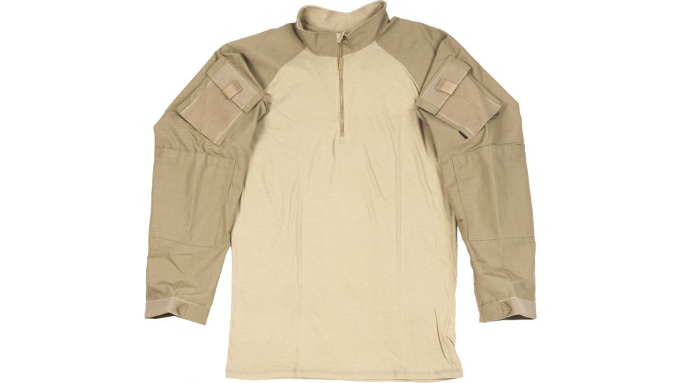 TRU-SPEC 1/4 Zip Tactical Response Shirt - Men's, Small, Regular, Khaki/Sand, 2564003