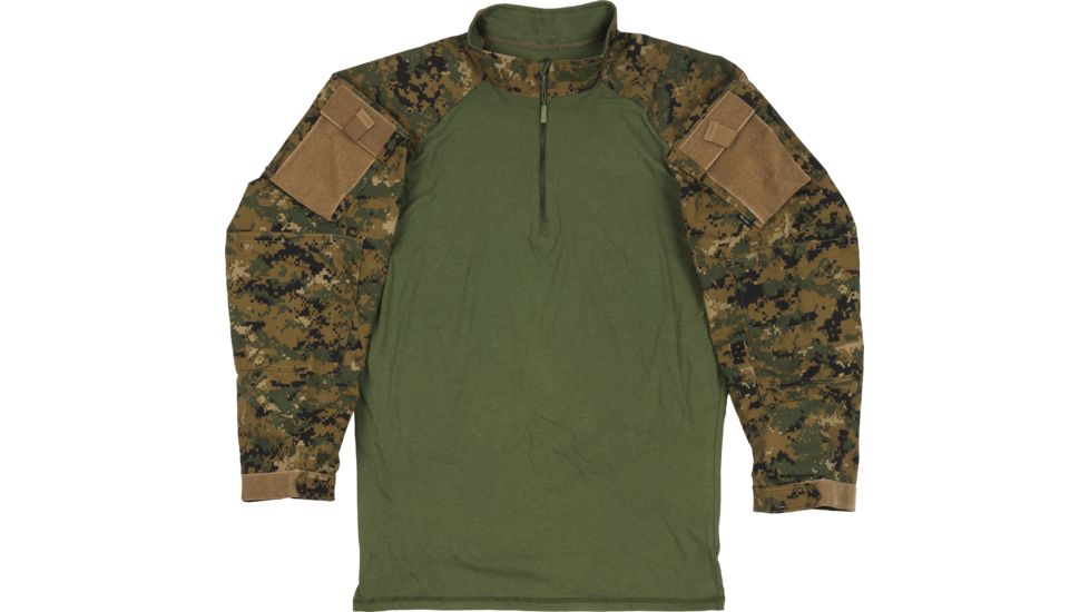 TRU-SPEC 1/4 Zip Tactical Response Shirt - Men's, Extra Small, Regular, Olive Drab/Woodland Digital, 2569002
