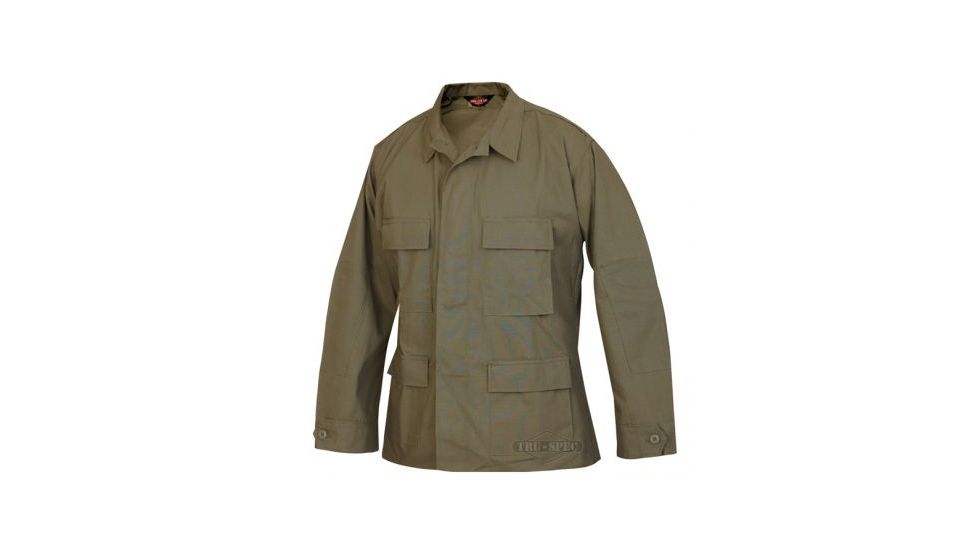 Tru-Spec 100% Cotton Ripstop BDU Jacket - Men's, Olive Drab, 2XL, Long Length 1568027