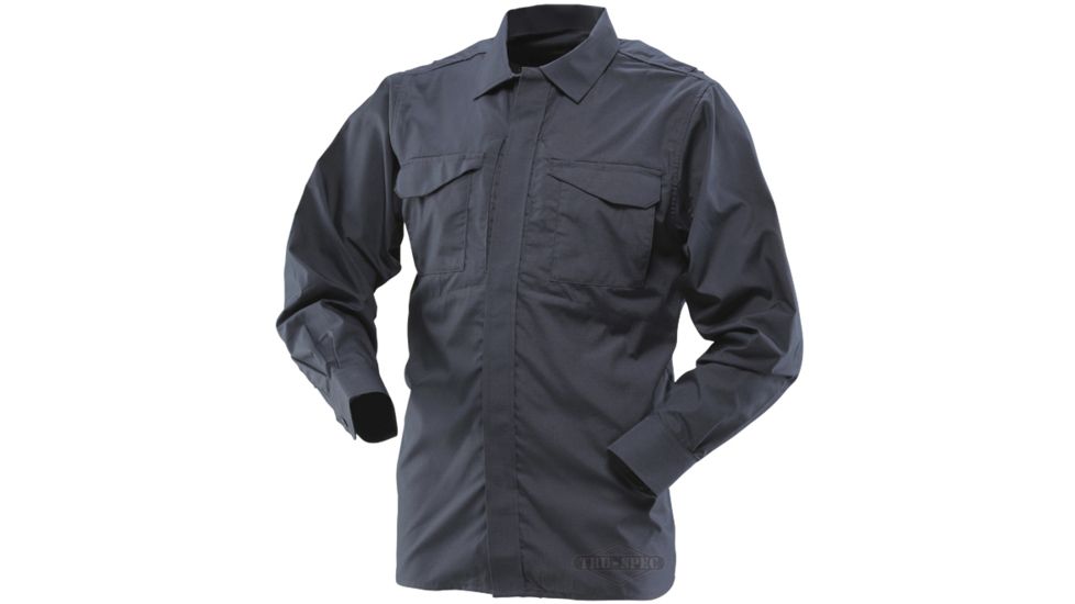 Tru Spec 24 7 Series 1058023 Ultralight Long Sleeve Navy Uniform Shirt, Long